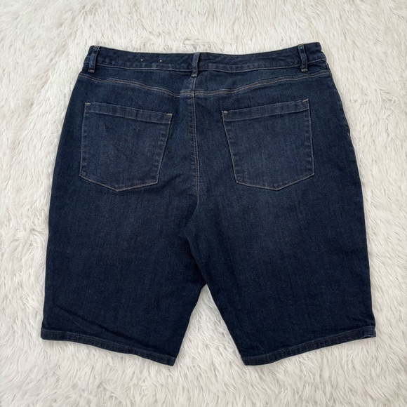 Cold Water Creek Bermuda Jean‎ Shorts Size 16 - Picture 3 of 6